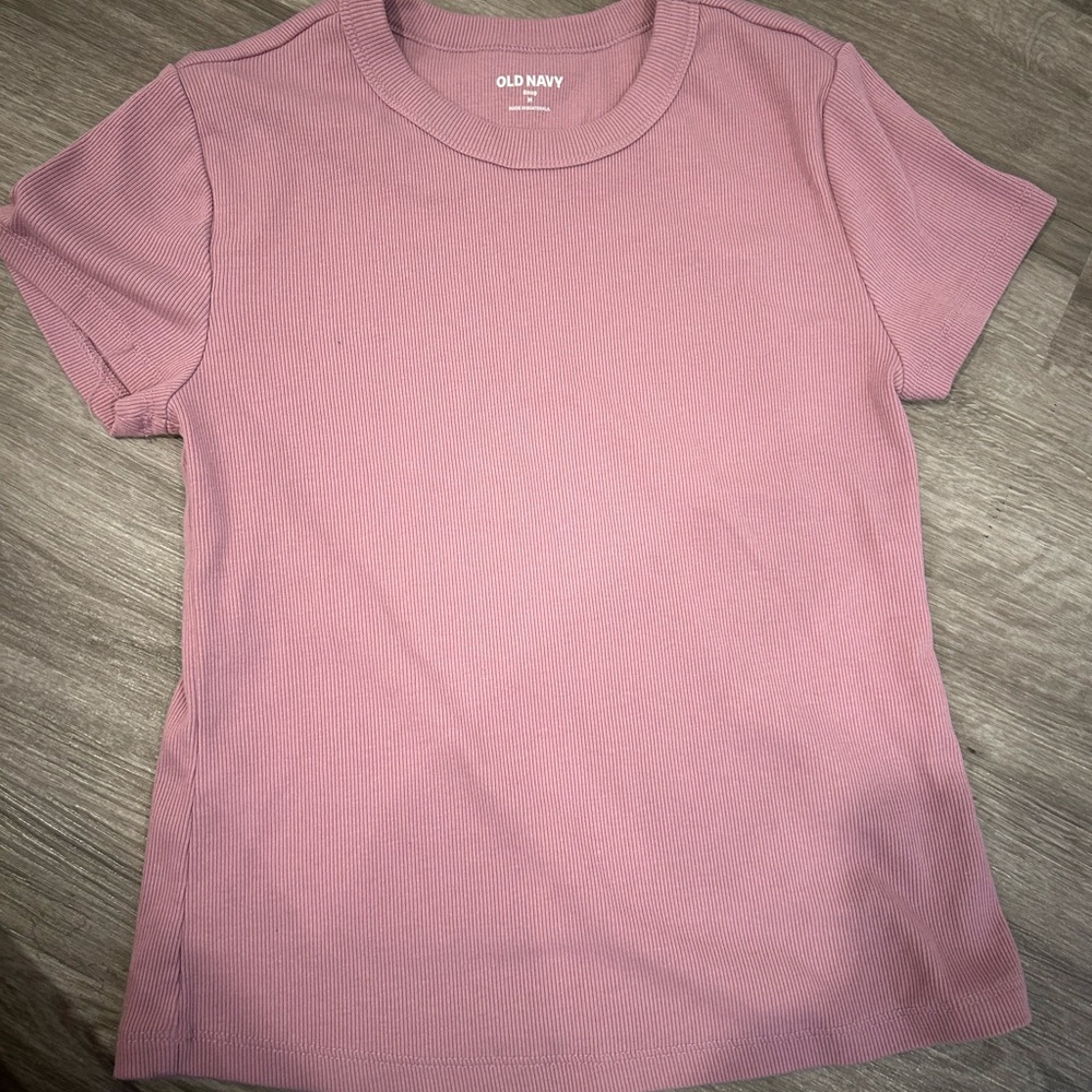 Old Navy Women's Mauve Short Sleeve Tee